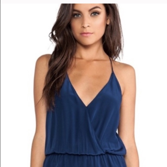 Rory Becca Black Silk Wrap Mini Dress XS - Picture 7 of 8